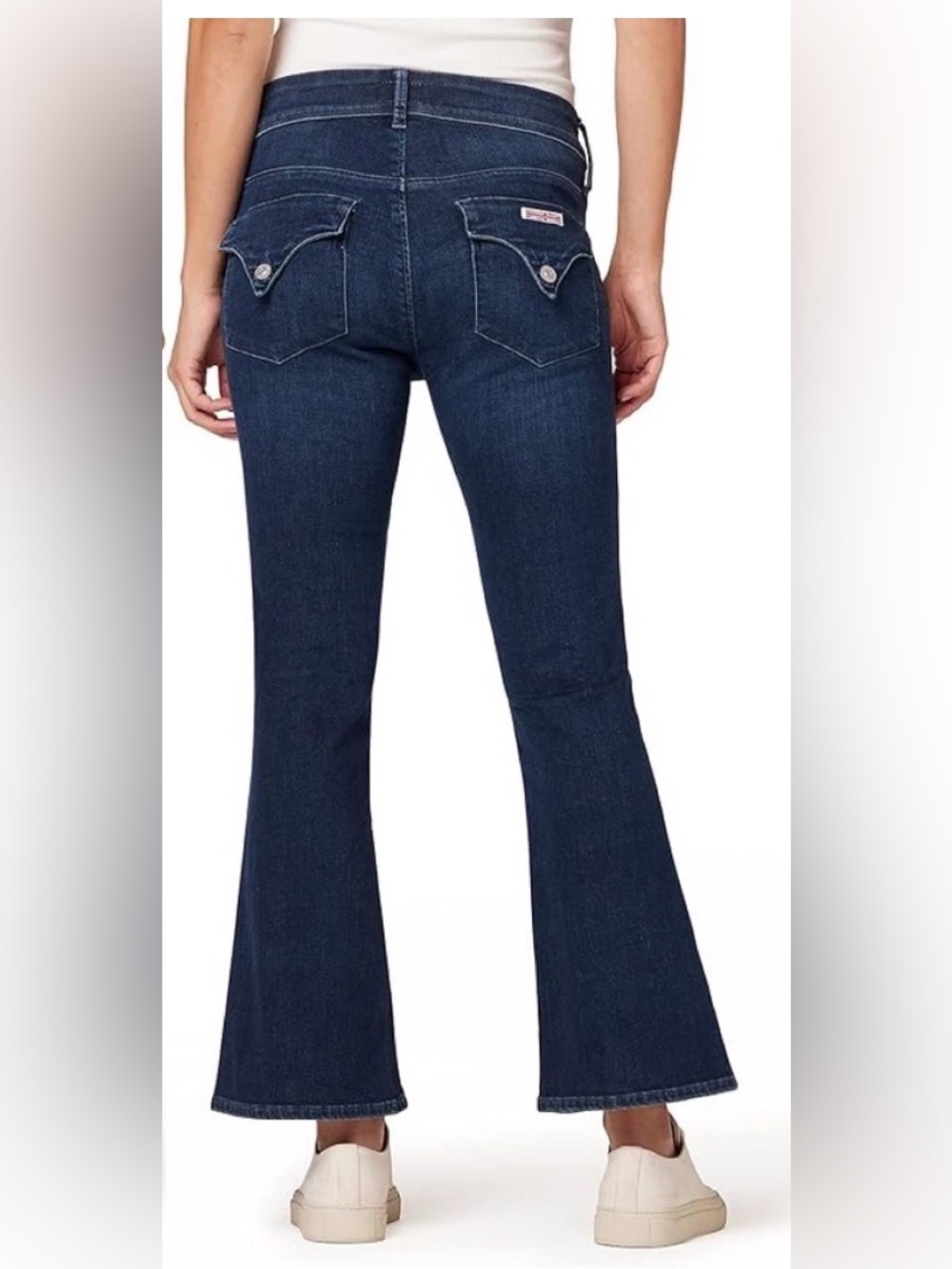 Hudson jeans Collin Mid Rise Bootcut Crop Dark Blue Flare women’s size 29 - Picture 6 of 6